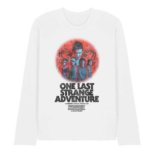 Stranger Things 5 Unisex Adult One Last Adventure Poster Long-Sleeved T-Shirt /